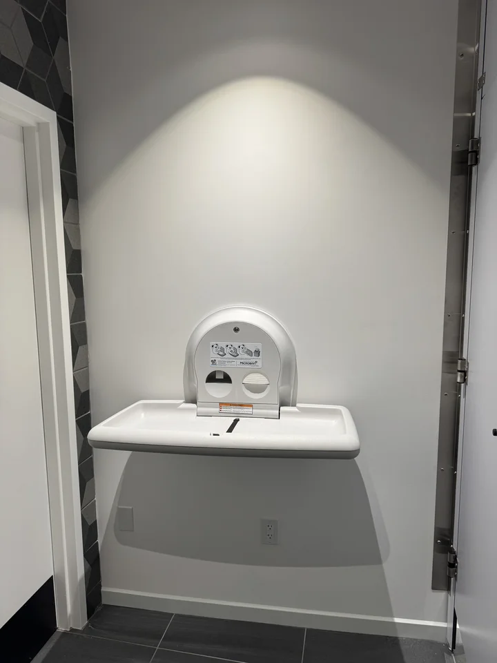 Baby Changing Station Installation 1, San Diego