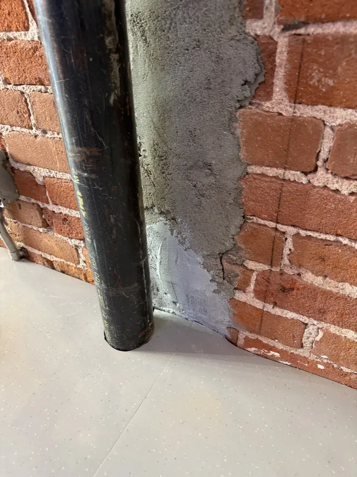 Brick Concrete Wall Patch Repair, San Diego