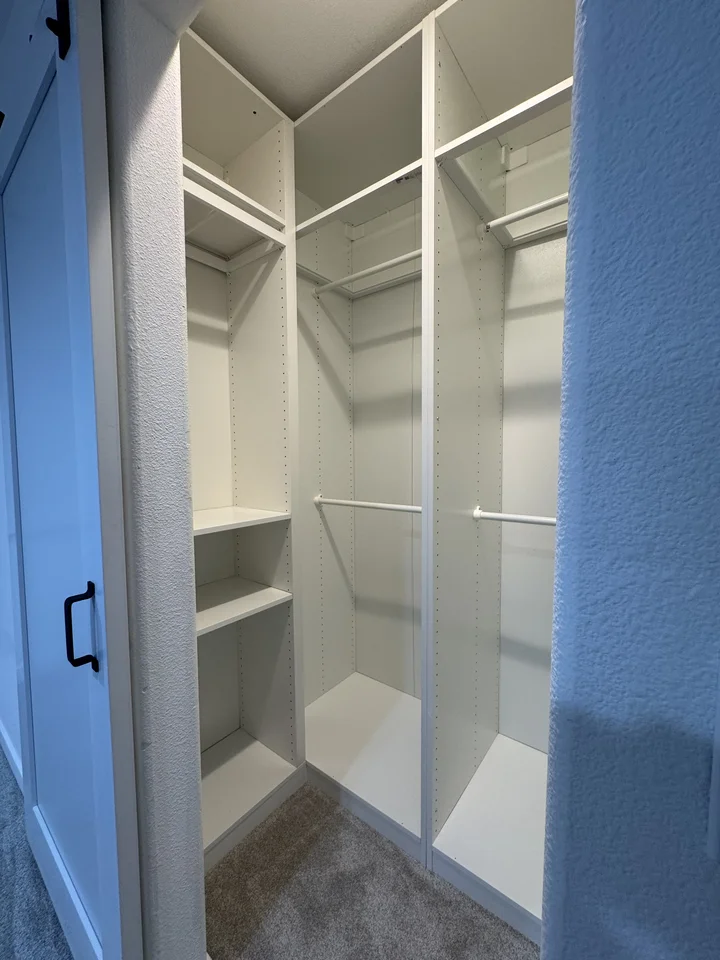 Built In Closet Storage Assembly 1, Oceanside