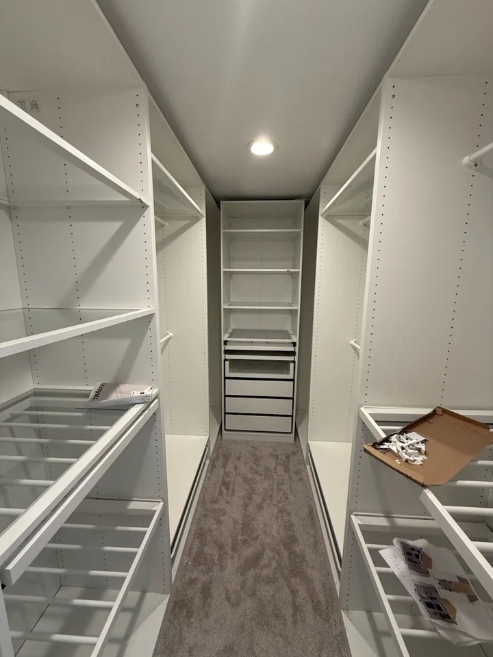 Built In Closet Storage Assembly 2, Oceanside