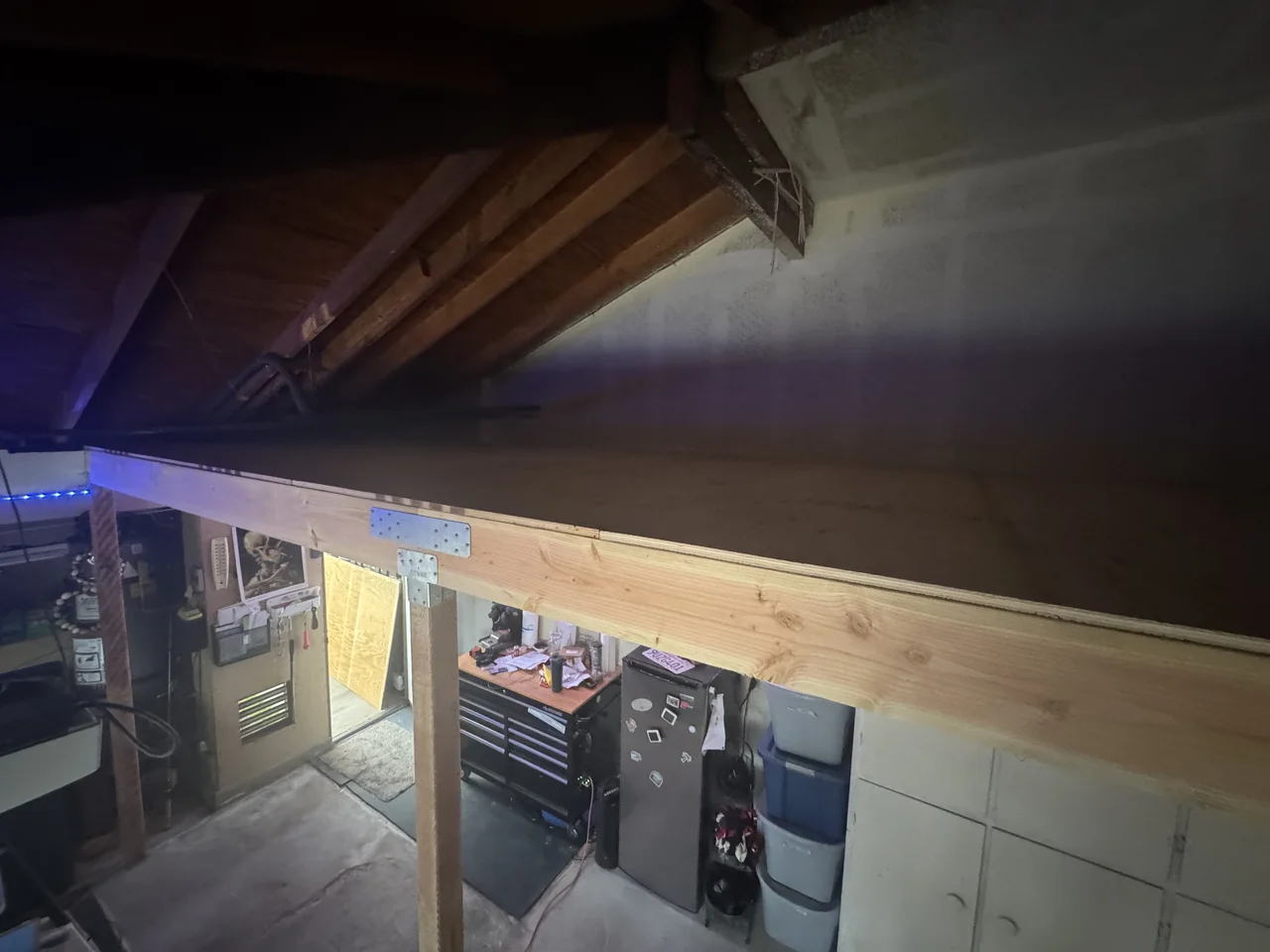 Custom Garage Storage Mezzanine 1, Fallbrook