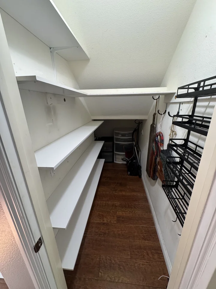 Customer Pantry Shelf Installation, San Marcos