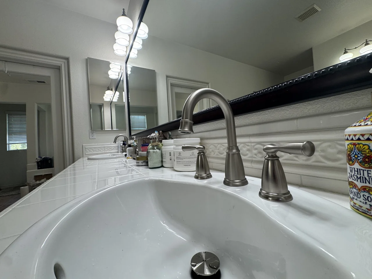 Double Bathroom Faucet Installation, Fallbrook