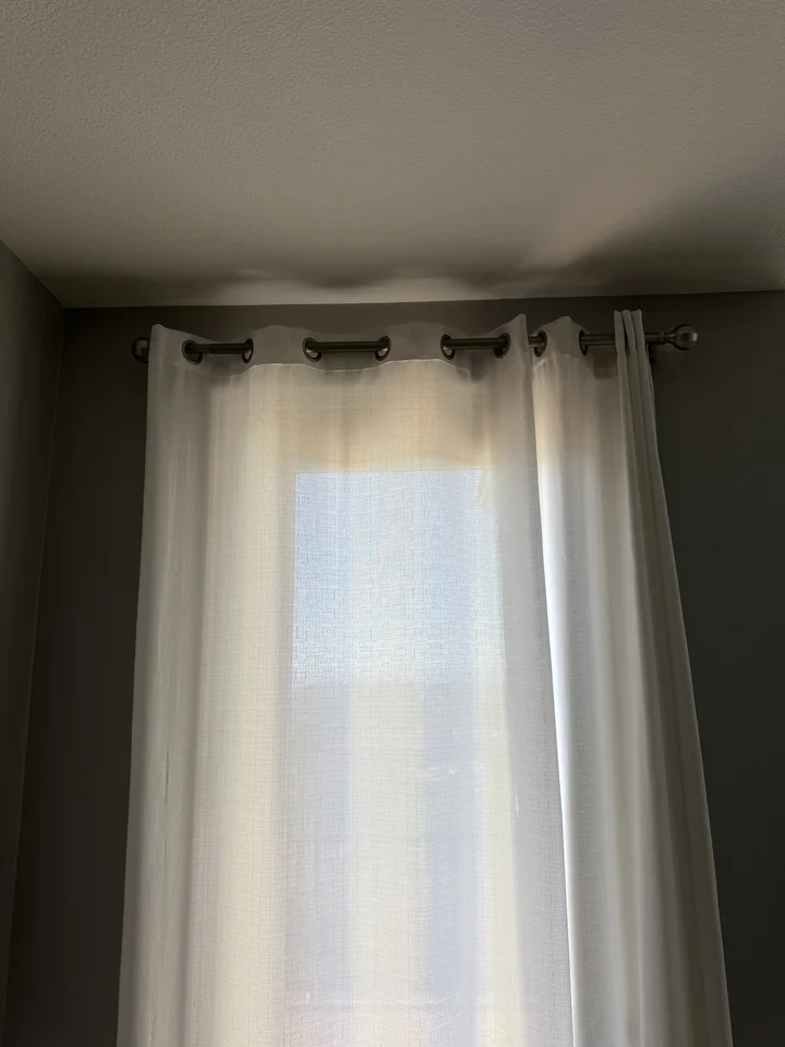 Drape Curtain Rod Installation, Del Mar