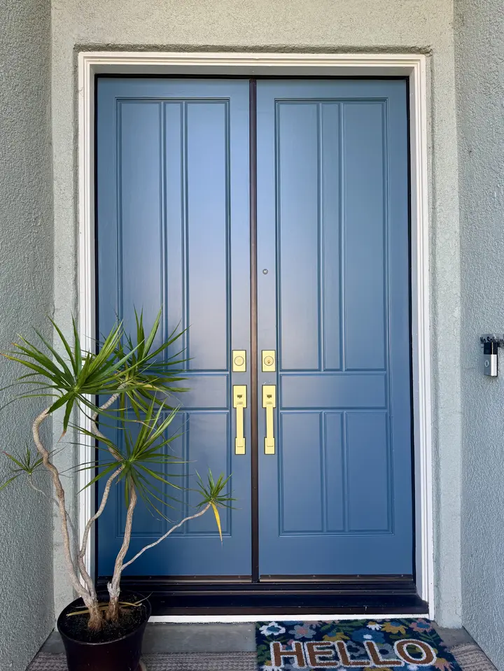 Entry Door Handle Deadbolt Installation Exterior, La Costa