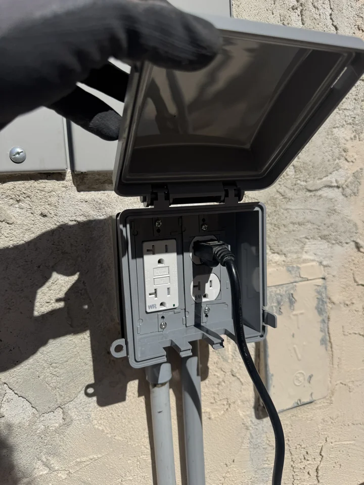 Exterior Gfci Installation Gang Box, Carlsbad