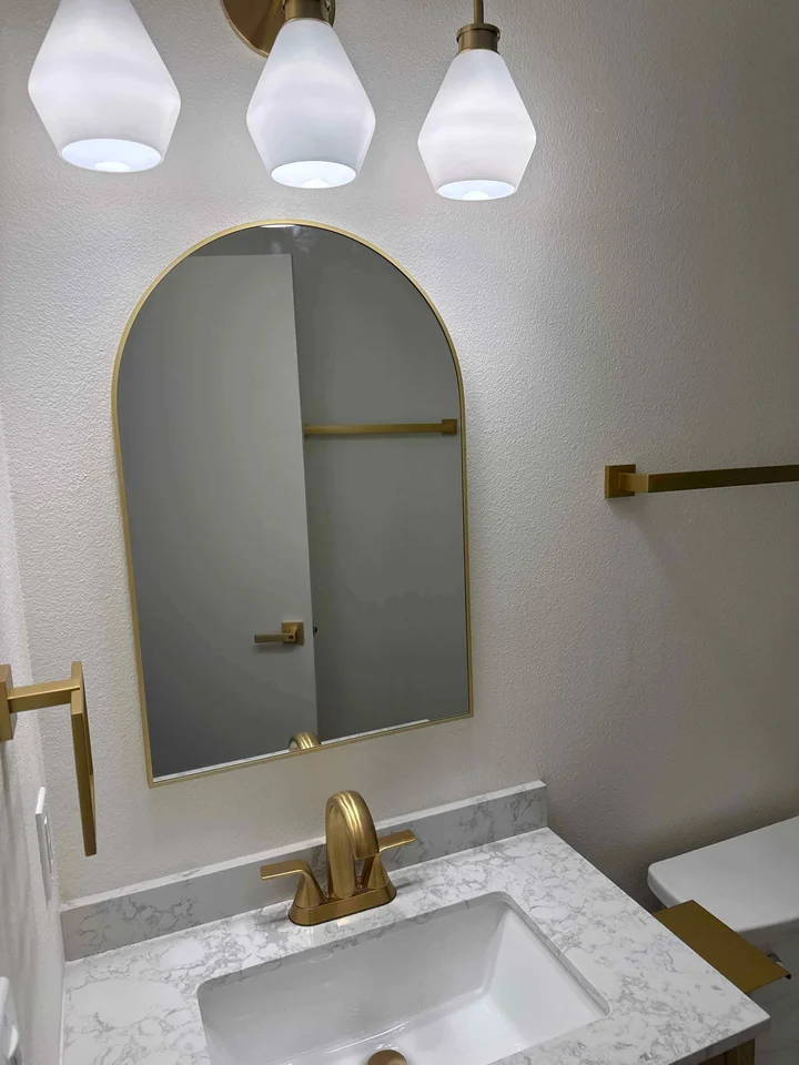 Gold Mirror Installation, San Diego