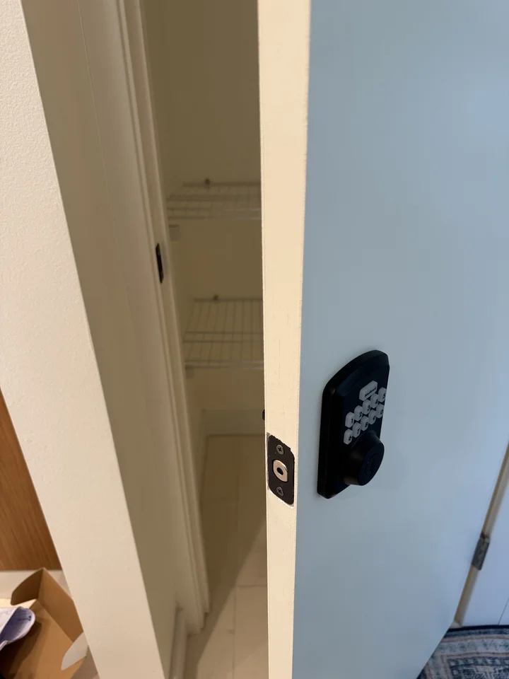 Keypad Deadbolt Installation, San Diego