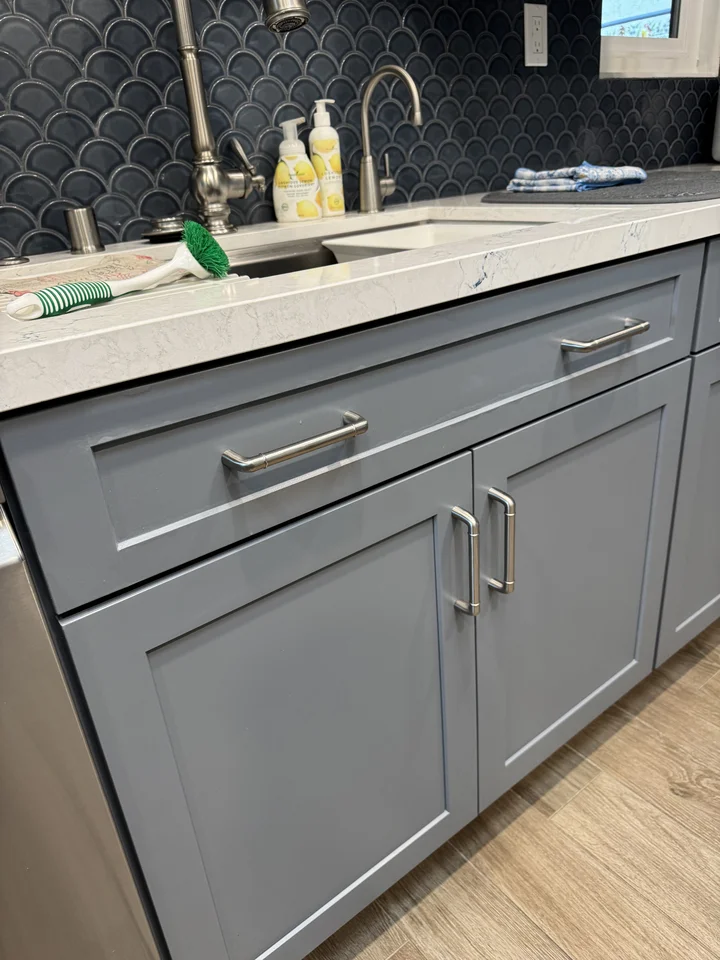 Kitchen Cupboard Finish Paint Repair, Rancho Santa Fe