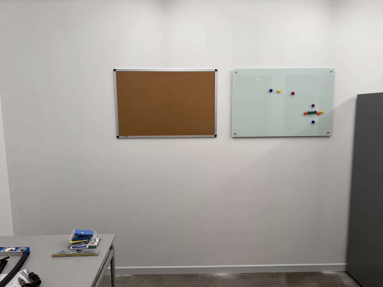 Office Cork Board Dry Erase Installation, Santa Monica