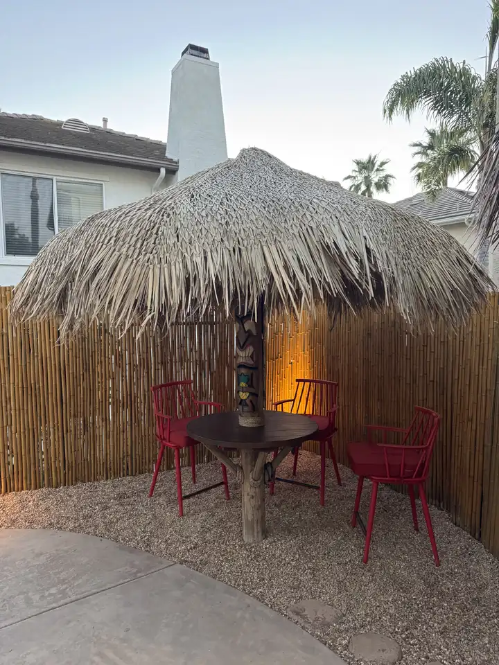 Palapa Install Exterior Bar, Carlsbad