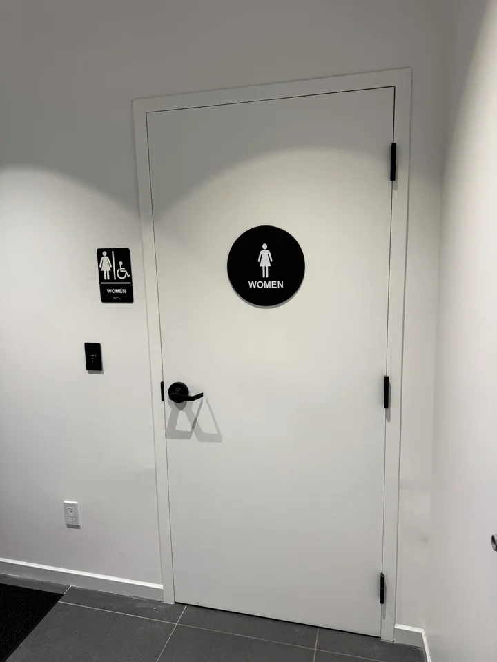 Restroom Sign Installation, San Diego