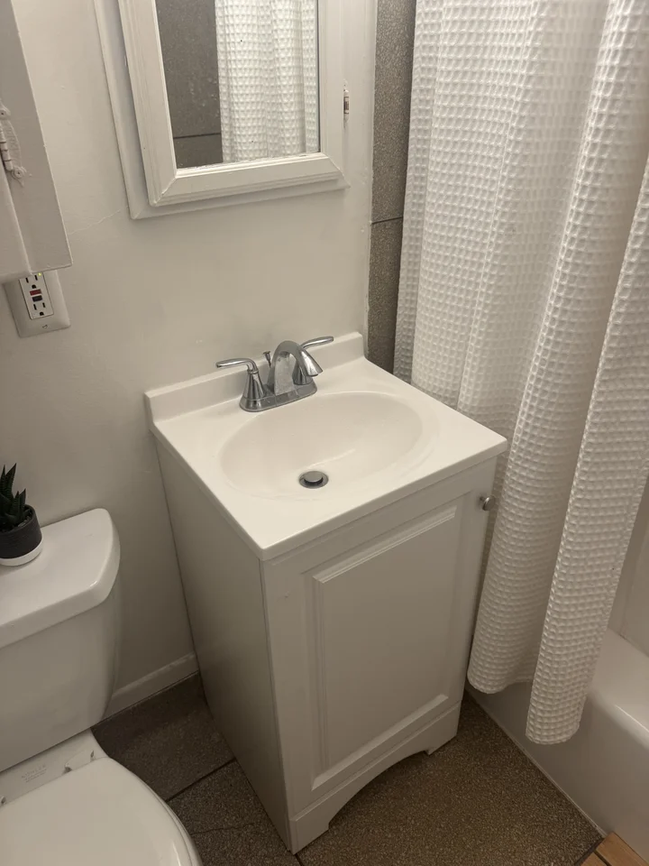 Standup Bathroom Vanity Installation, Del Mar