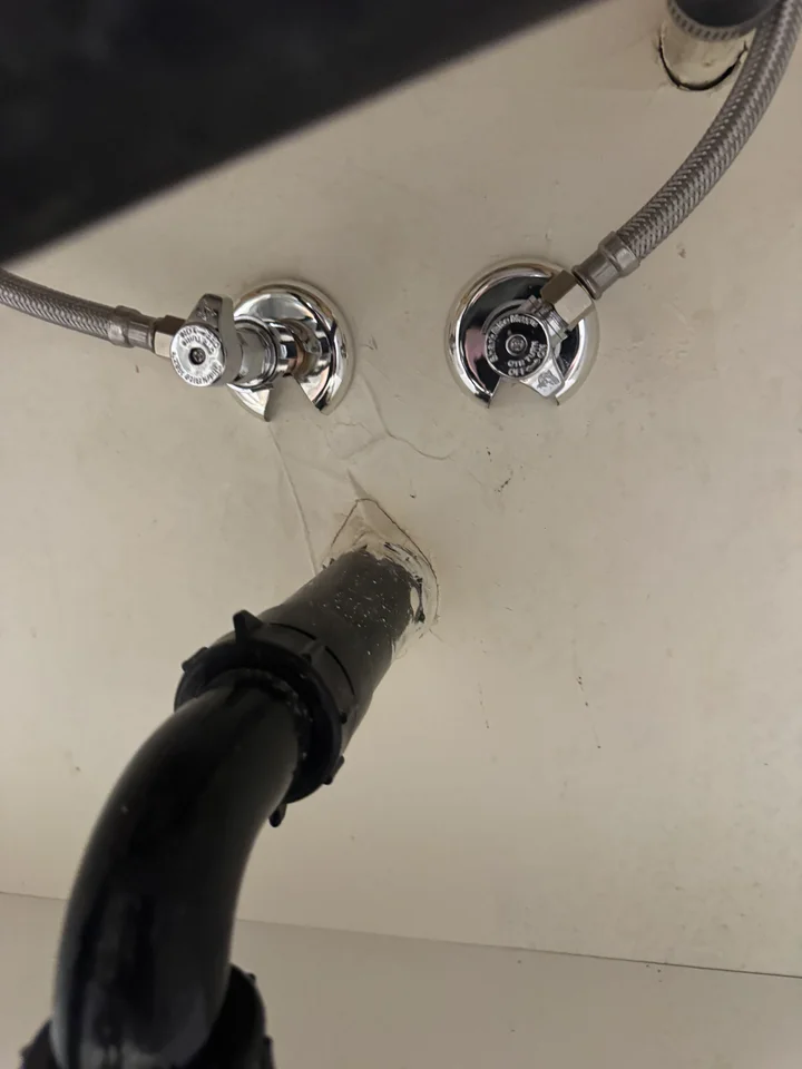 Under Sink Angle Stop Replacement Plumbing, Carlsbad